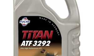 Fuchs Titan ATF 3292: масло для автоматических коробок передач