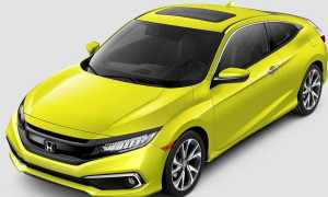 Honda Civic Coupe 2019 года: обновленная модель