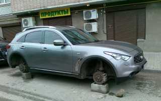 Как можно предотвратить кражу автомобильных колёс