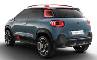 Обзор Citroen C-Aircross Concept 2017
