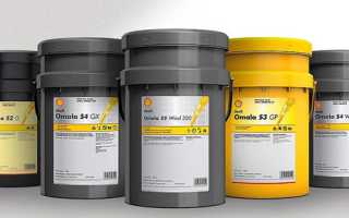 Редукторные масла Shell Omala