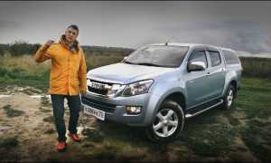 Isuzu D-Max тест драйв пикапа 2017 года