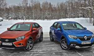 Сравнение Lada Vesta Cross и Renault Logan Stepway: технические характеристики, фото, комплектации и цены