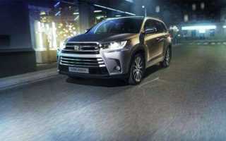Обзор новинки Toyota Highlander IV 2017: характеристики, цена
